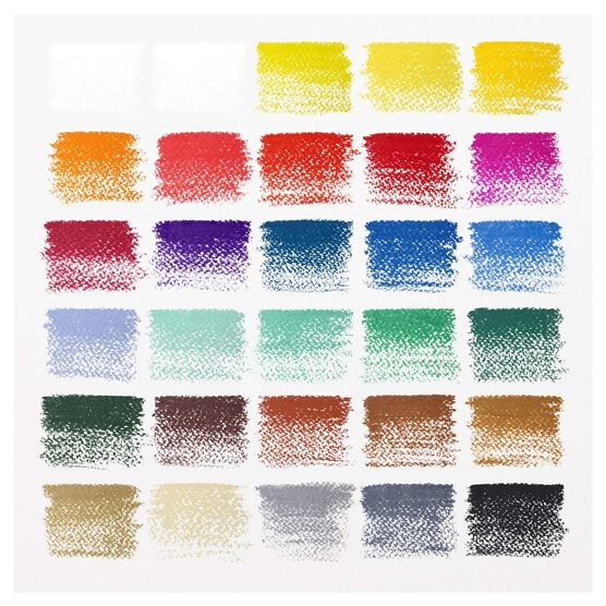 Edgar Degas pastel set colour swatches